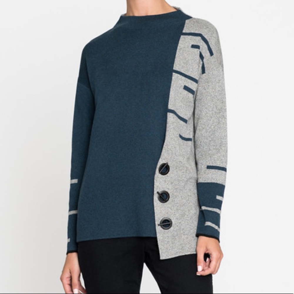 NIC+ZOE Toggled Block Top BNWT!